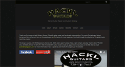 Desktop Screenshot of hacklguitars.com