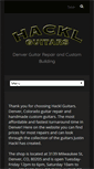 Mobile Screenshot of hacklguitars.com